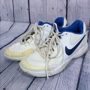 Nike Womens Air Zoom Resistance Sneaker White Blue Sz 8 Grandmacore Y2K